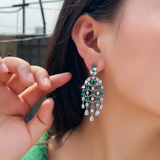Celestia Light Blue Drop Earrings