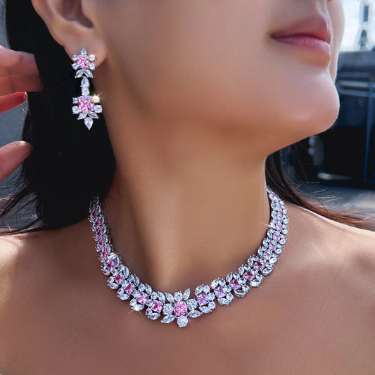 Linéa Geometric Crystal Jewelry Set