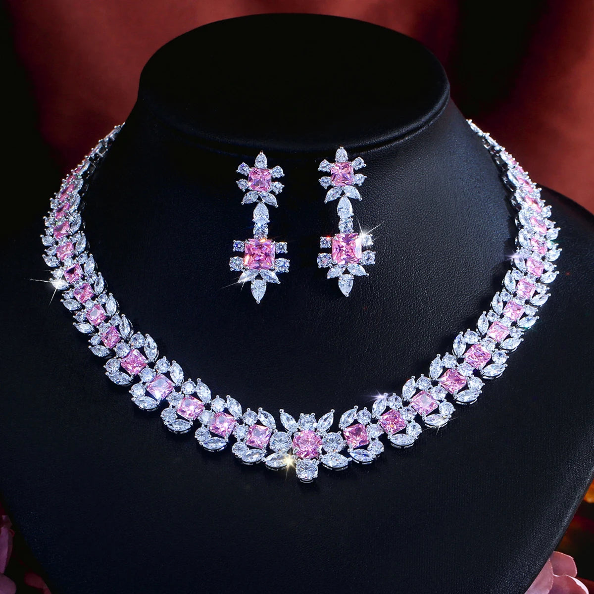 Linéa Geometric Crystal Jewelry Set
