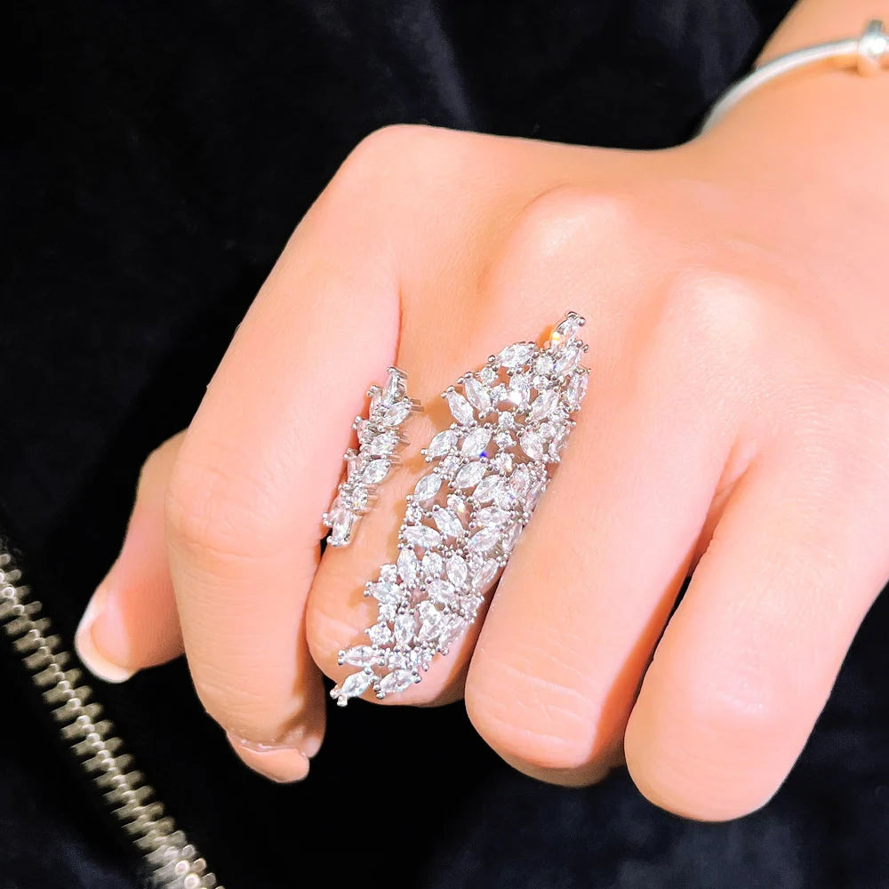 Bianca Shimmer Statement Ring