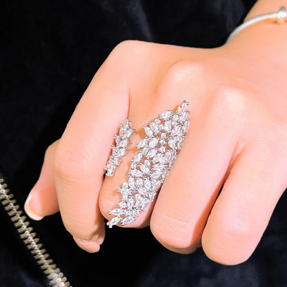 Bianca Shimmer Statement Ring