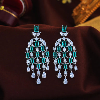 Celestia Light Blue Drop Earrings