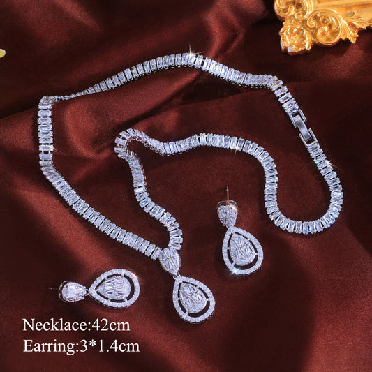 Vivienne Baguette Crystal Jewelry Set