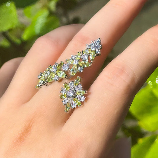 Soleil Yellow Crystal Ring