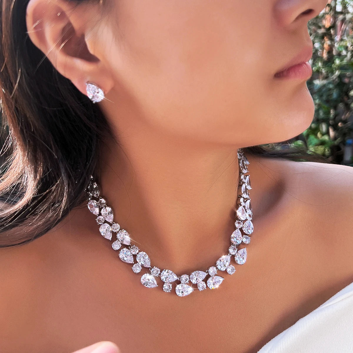 Eternelle Tennis Crystal Jewelry Set