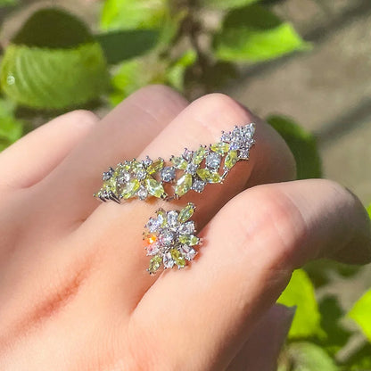 Soleil Yellow Crystal Ring