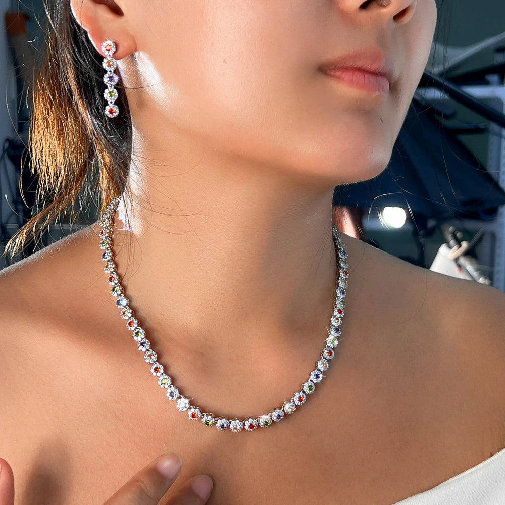 Blanche Pavé Bridal Jewelry Set