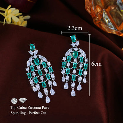 Celestia Light Blue Drop Earrings