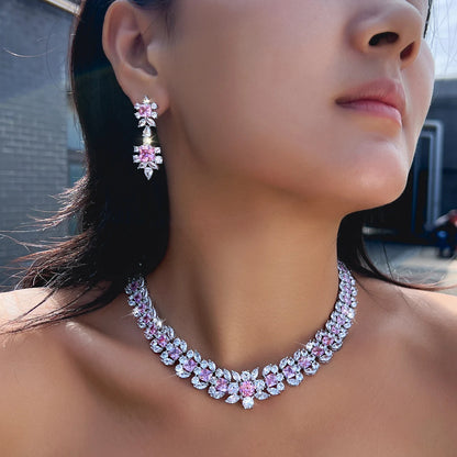 Linéa Geometric Crystal Jewelry Set