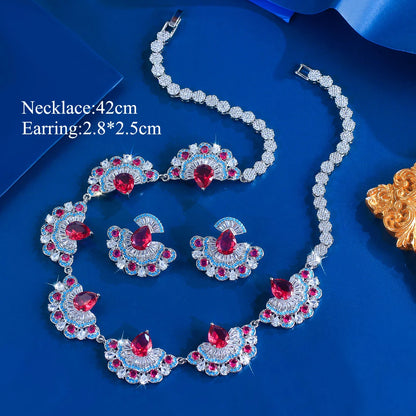 Rosalind Rose-Tone Crystal Jewelry Set