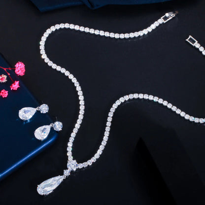 Lavande Purple Crystal Jewelry Set