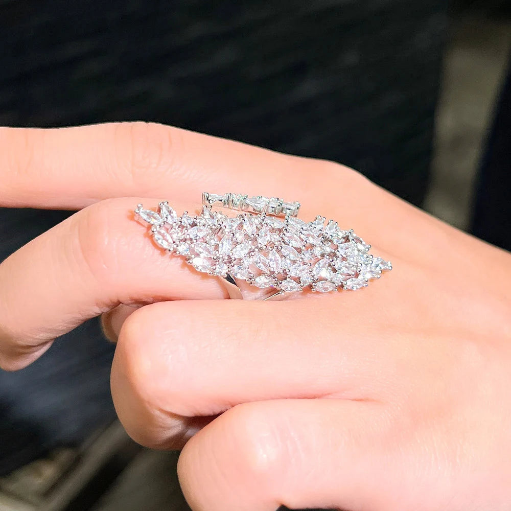 Bianca Shimmer Statement Ring