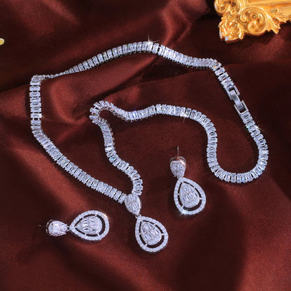 Vivienne Baguette Crystal Jewelry Set