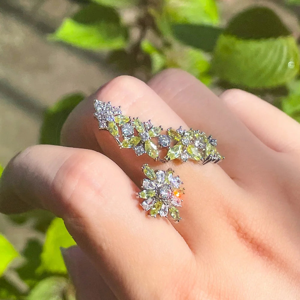 Soleil Yellow Crystal Ring