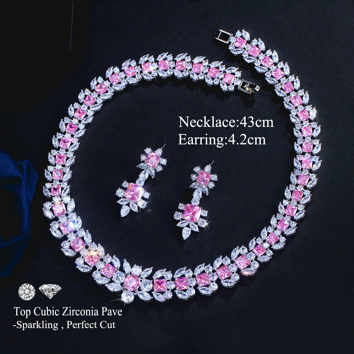 Linéa Geometric Crystal Jewelry Set