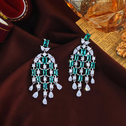 Celestia Light Blue Drop Earrings