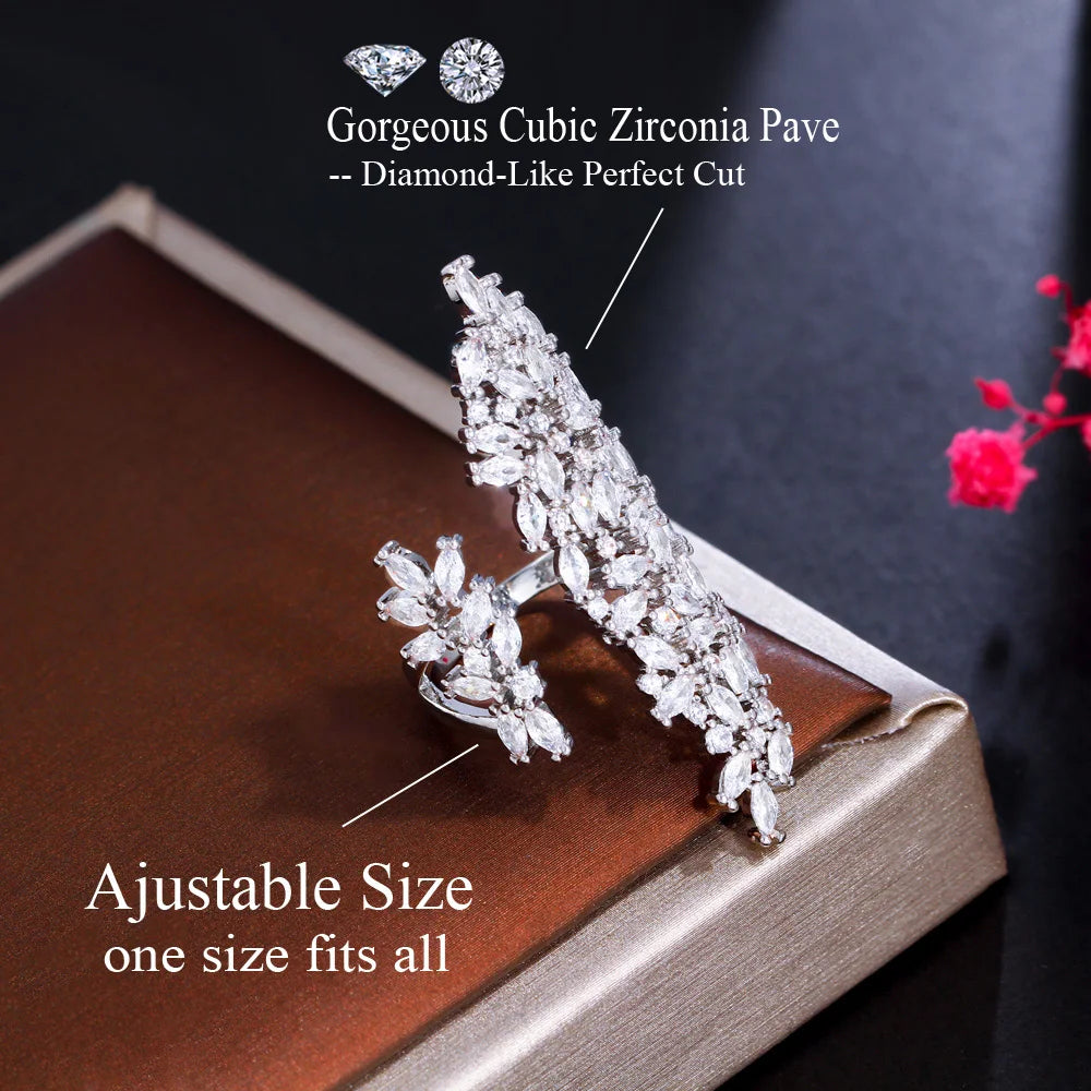 Bianca Shimmer Statement Ring