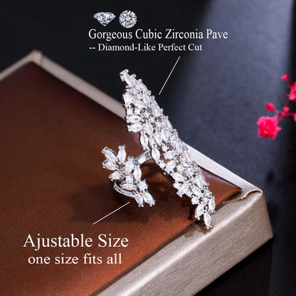 Bianca Shimmer Statement Ring
