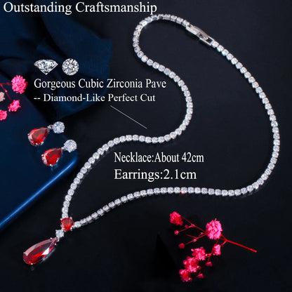 Lavande Purple Crystal Jewelry Set
