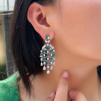 Celestia Light Blue Drop Earrings