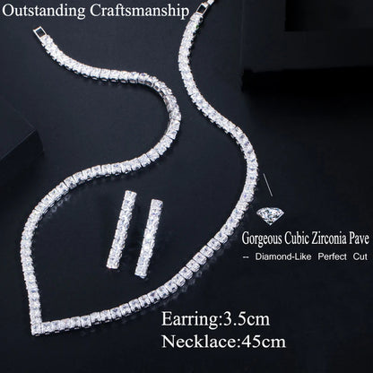 Étincelle Pavé Crystal Jewelry Set