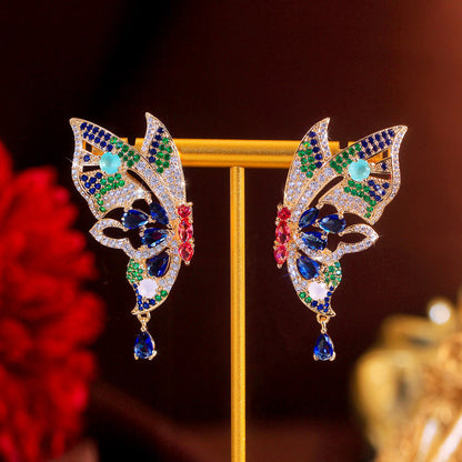Mariposa Multicolor Butterfly Earrings