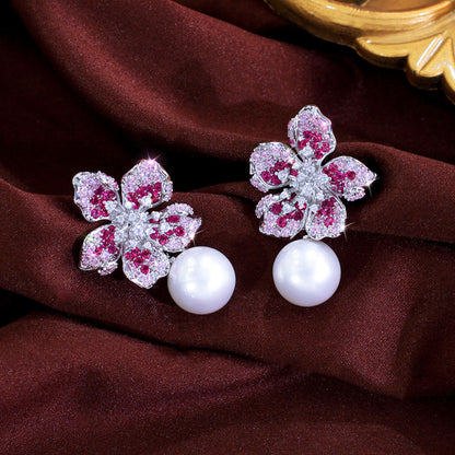 Rosabelle Pearl Bloom Earrings