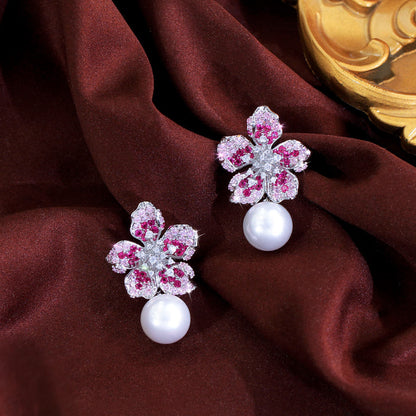 Rosabelle Pearl Bloom Earrings