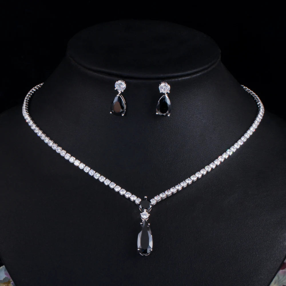Lavande Purple Crystal Jewelry Set