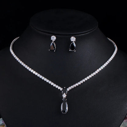 Lavande Purple Crystal Jewelry Set