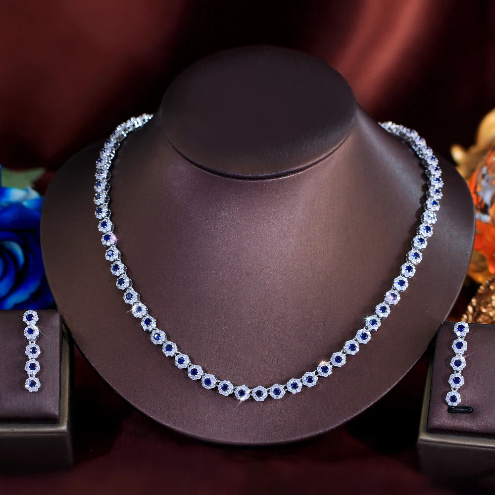 Blanche Pavé Bridal Jewelry Set