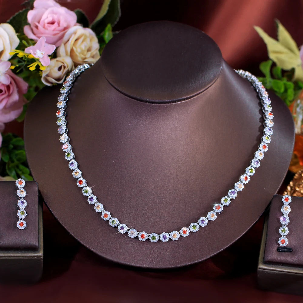 Blanche Pavé Bridal Jewelry Set