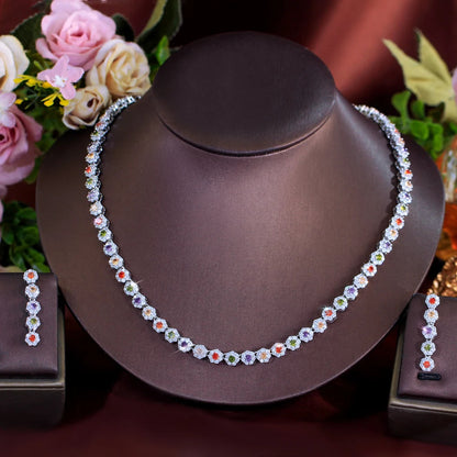Blanche Pavé Bridal Jewelry Set