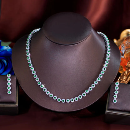 Blanche Pavé Bridal Jewelry Set