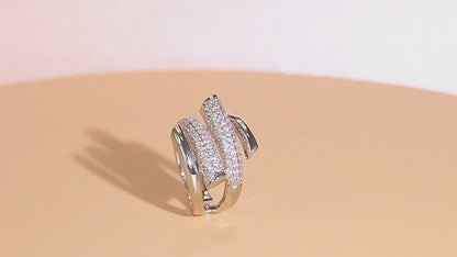 Éclat Irregular Crystal Ring