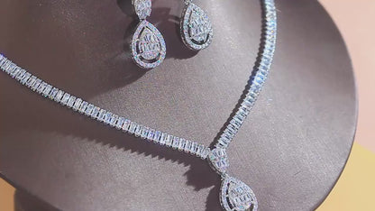 Vivienne Baguette Crystal Jewelry Set