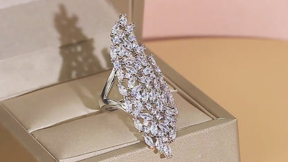 Bianca Shimmer Statement Ring
