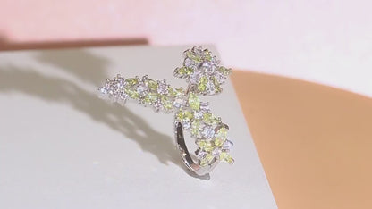 Soleil Yellow Crystal Ring