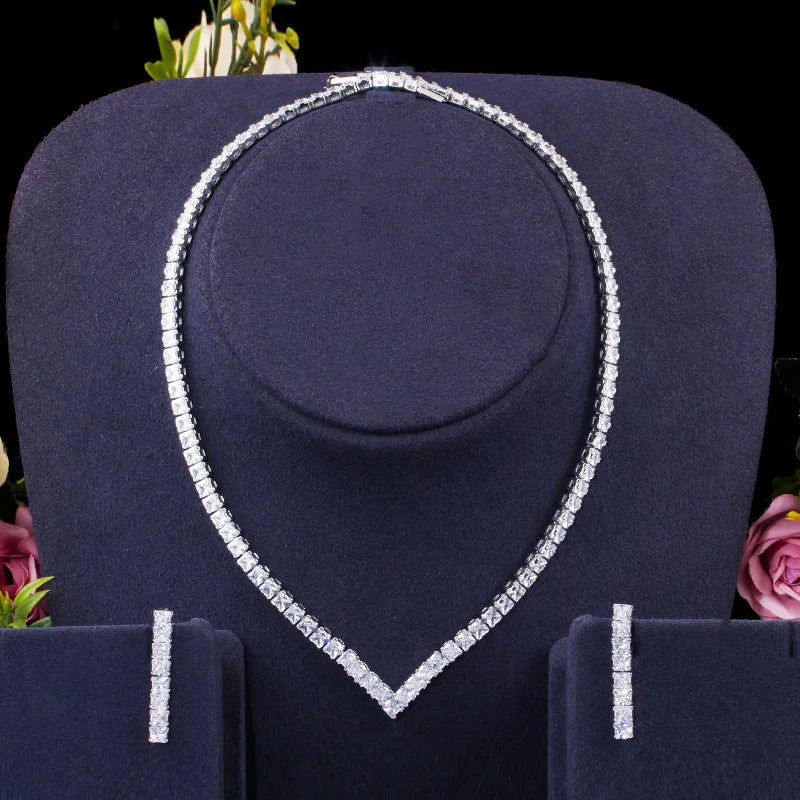 Étincelle Pavé Crystal Jewelry Set