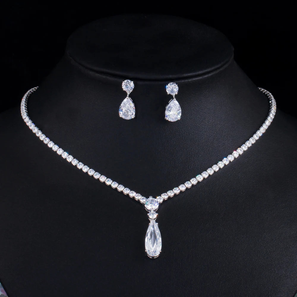 Lavande Purple Crystal Jewelry Set